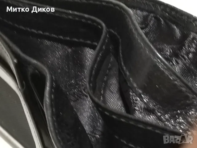 Марков портфейл Bond ръчна изработка естествена кожа 125х95мм, снимка 11 - Портфейли, портмонета - 48595806