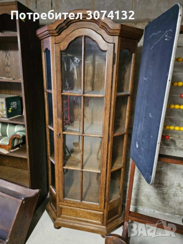 Конзолна витрина в стил Рустик, снимка 2 - Секции и витрини - 53155507