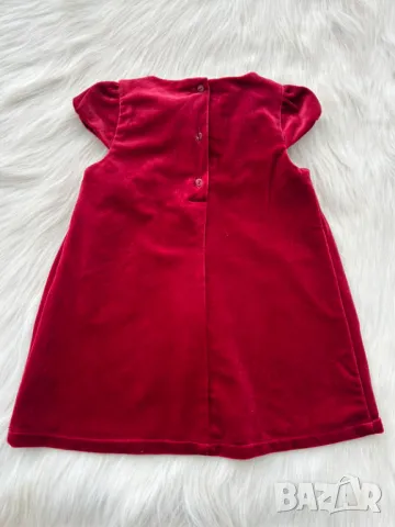 Детска Коледна рокля H&M 9-12 месеца, снимка 4 - Бебешки рокли - 48358520