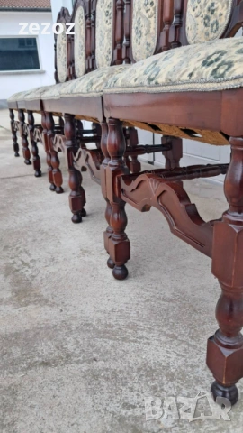 Столове 6 бр.орехов масив, снимка 8 - Столове - 54063143