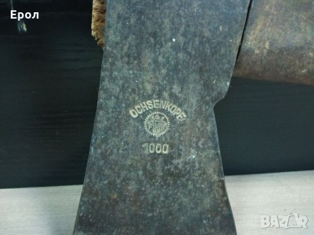 OCHSENKOPF-Брадва-Топор-със маркировки., снимка 2 - Други ценни предмети - 31275789
