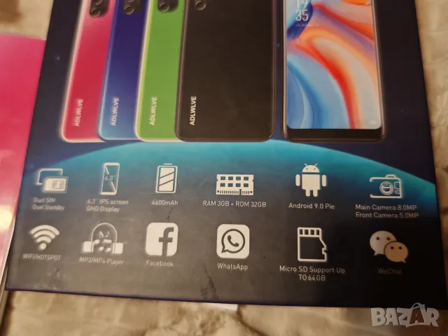 ADLWLVE L36 – чисто нов смартфон, 3GB RAM, 32GB, пълен комплект, снимка 3 - Други - 56012690