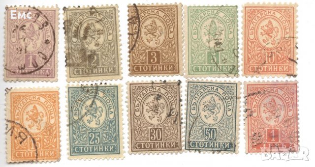 Пощенски марки от Княжество България (1879-1908г.), снимка 5 - Филателия - 30876840