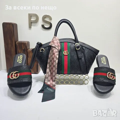 Gucci Дамски Чехли Гучи - Различни Цветове Код SEM-248, снимка 4 - Чехли - 55777098