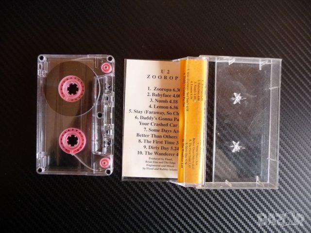 U2 Zooropa Ю2 рок албум Bono The Edge конерти хитове стадиони, снимка 2 - Аудио касети - 40501218