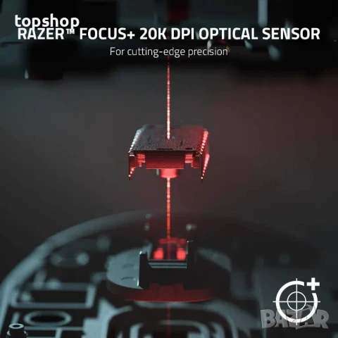 НОВА, ТЕСТВАНА, ПЕРФЕКТНА безжична мишка Gaming Razer DeathAdder V2 Pro, 20K DPI, 2.4GHz..., снимка 4 - Клавиатури и мишки - 50502537