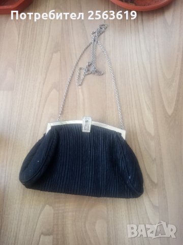 Официална черна чантичка, снимка 3 - Чанти - 29678257