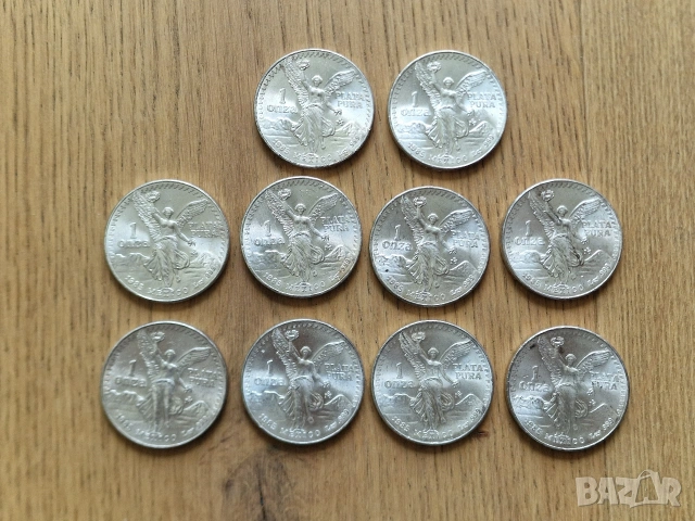 Libertad 1985 1 OZ Silver (сребърни унции Мексико Либертад), снимка 4 - Нумизматика и бонистика - 54229340