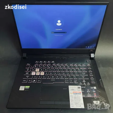 Лаптоп ASUS ROG STRIX G512 15,6 Инча, снимка 1