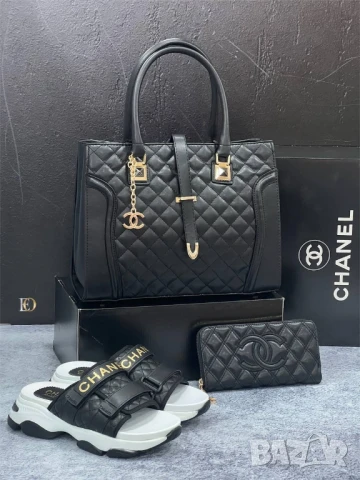 чехли на платформа chanel , снимка 7 - Чехли - 50999987