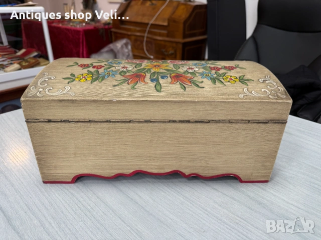 Ръчно рисувано сандъче №7997, снимка 3 - Антикварни и старинни предмети - 53923151