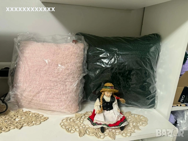 Меки пухени възглавнички изработени на ръка