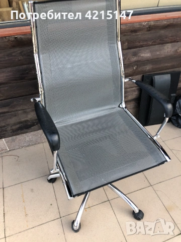 "Comfy"- High Leather Office Chair-ергономичен,конферентен офис стол, снимка 9 - Столове - 54301649