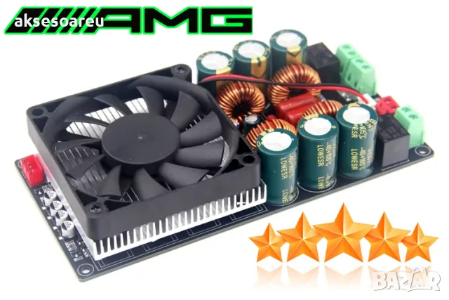 Мощен нов HIFI стерео цифров усилвател клас D с висока мощност 2 x 600 W с TPA3255 релейна защита, снимка 7 - Ресийвъри, усилватели, смесителни пултове - 56084273