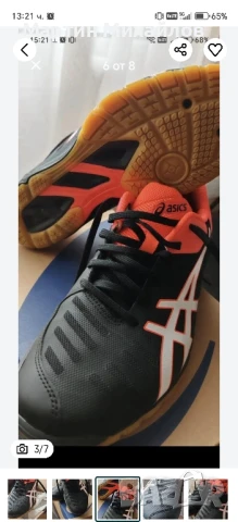 Asics номер 43 спортни обувки за тенис на маса, снимка 5 - Маратонки - 51416268