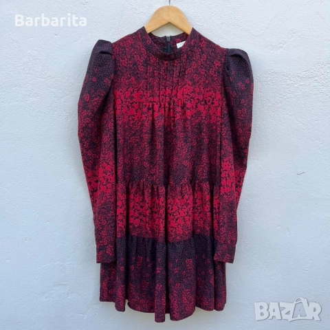 Рокля цвят бордо размер М/38, снимка 5 - Рокли - 51888438