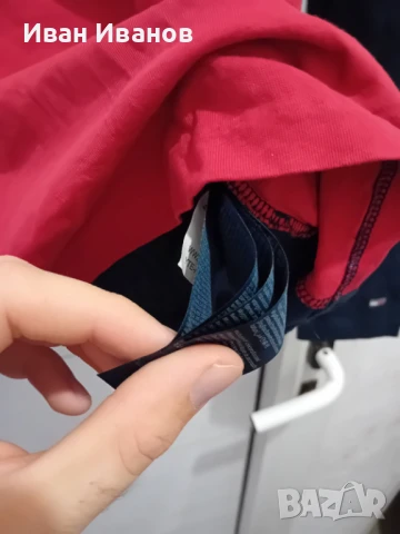 Оригинална фланелка Tommy Hilfiger, снимка 3 - Блузи - 50669560