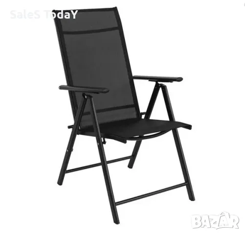 Сгъваем стол, Алуминиев, до 120кг, снимка 3 - Столове - 46997807