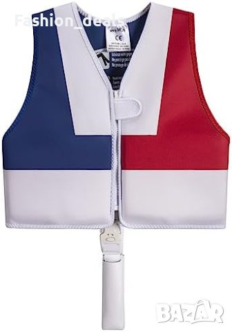 Нова UV Неопренова жилетка за плуване за деца със защитена катарама 