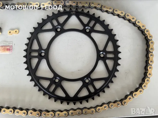 Комплект пиньони, зъбаци с верига Honda CRF450R 2004-2018\KTM 250SX, снимка 6 - Части - 47421340