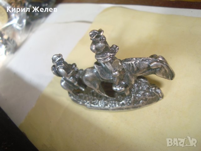 Дон КИХОТ и САНЧО ПАНСА ОЛОВНА МЕТАЛНА СТАТУЕТКА АРТ ФИГУРКА за КОЛЕКЦИЯ 8261, снимка 12 - Колекции - 34560859