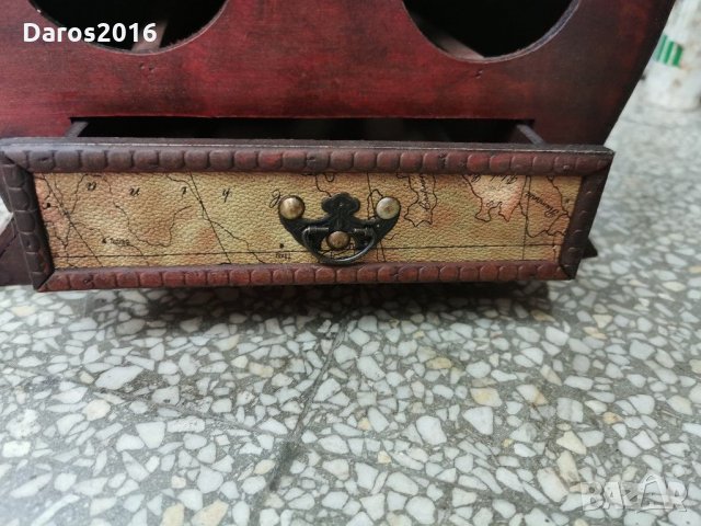 Страхотна дървена стойка/поставка за вино, снимка 7 - Други - 30007054