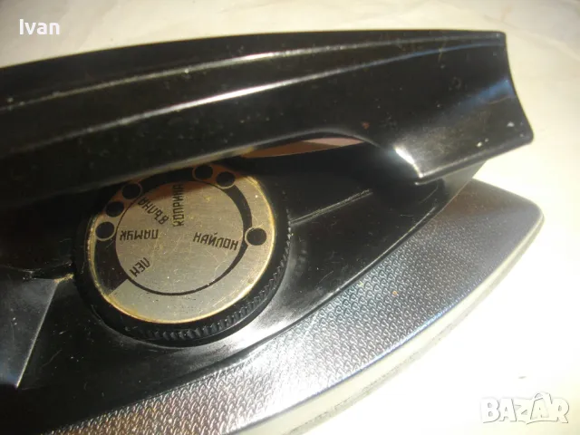 Руска СССР 1987г. Соц ЕЛЕКТРИЧЕСКА ЮТИЯ 1000 ВАТА модел УТ, произвеждан за България НРБ ОЛЕКОТЕНА, снимка 7 - Ютии - 48396415