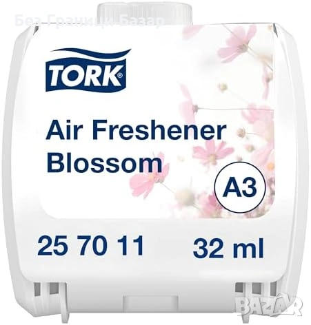 Нов Tork A3 Blossom Пълнител Ароматизатор Неутрализатор цветен аромат за дом офис