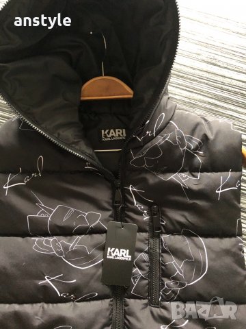 Karl Lagerfeld дамски дълъг елек/реплика, снимка 5 - Елеци - 30735340