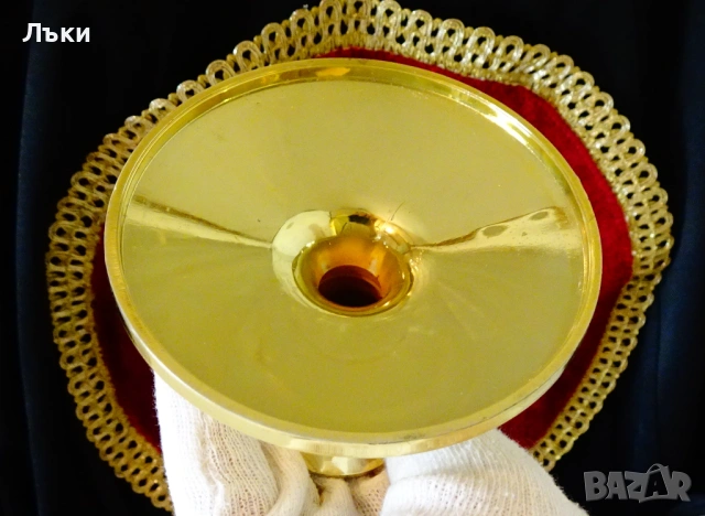 Свещник с дръжка,преносим свещник 7 см. , снимка 4 - Декорация за дома - 53939810