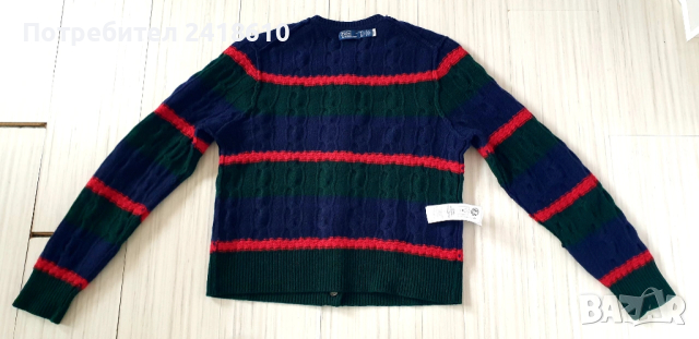 POLO Ralph Lauren Cable Wool / Cashmere Knit Womens Size XL НОВО! ОРИГИНАЛ! Дамска Жилетка, снимка 7 - Жилетки - 53210785