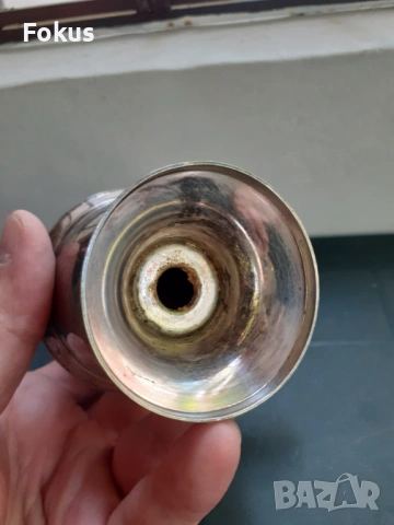 Уникална стара антикварна посребрена солница, снимка 5 - Антикварни и старинни предмети - 53296764