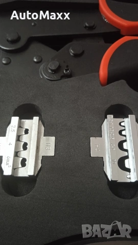 Комплект кримпващи и заголващи клещи, снимка 4 - Клещи - 53902828