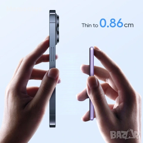 Преносимо зарядно устройство KUULAA Magsafe 5000mAh 20W, снимка 2 - Външни батерии - 53918909