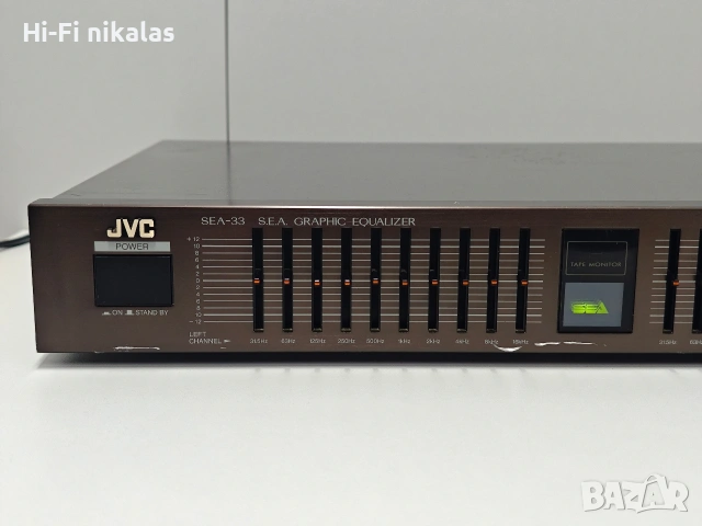 EQ стерео графичен еквалайзер JVC SEA-33B, снимка 2 - Еквалайзери - 54040185