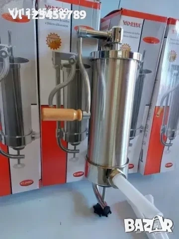 Вертикална пълначка за месо, кайма, наденици, луканки 3 кг, снимка 5 - Месомелачки - 53909806