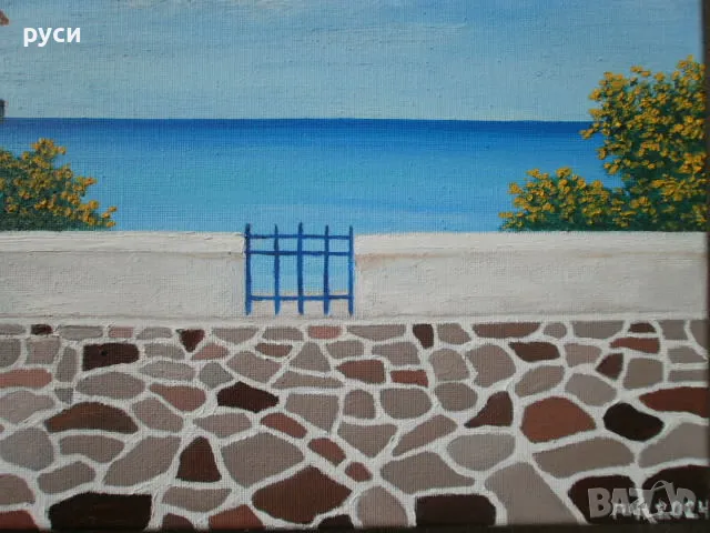 Гръцки пейзаж, снимка 12 - Картини - 47498966