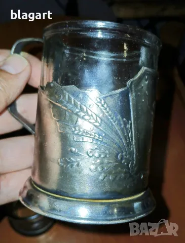 Подстакани посребрени СССР -6 бр., снимка 7 - Антикварни и старинни предмети - 49509027