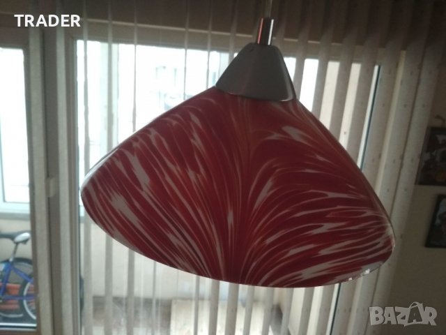 Лампион абажур полилеи тип камбанка , снимка 2 - Полилеи - 39981404
