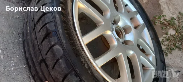 Оригкнални vw golf 4 BBS джанти 16" , с гуми dunlop 205/55(могат да карат още един сезон, снимка 2 - Гуми и джанти - 55783433