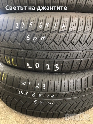Гуми 235/65/17 Continental 4 броя Зимни , снимка 3 - Гуми и джанти - 53971357