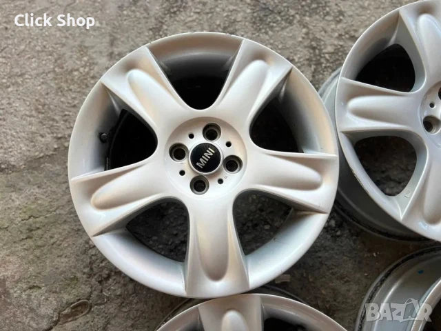 4х100 17 Джанти Лети Mini Cooper 4x100 Мини Купър оригинални, снимка 3 - Гуми и джанти - 51370243