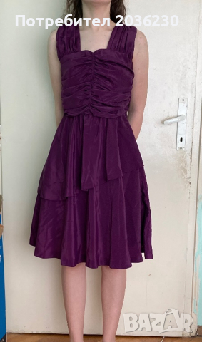 Копринена рокля, снимка 3 - Рокли - 36398860