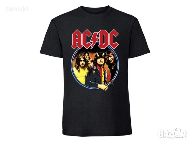  Рок тениска AC/DC Модели и размери 