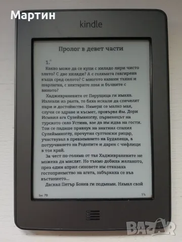 електронен четец Kindle Touch, снимка 1 - Електронни четци - 34832460