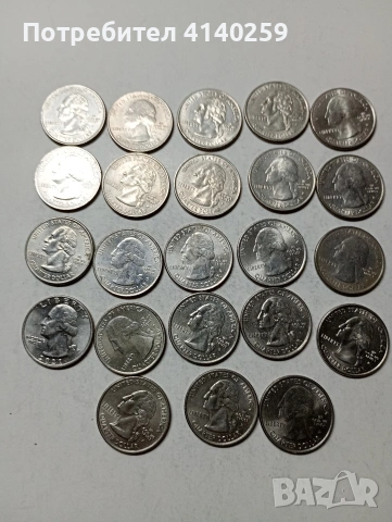 САЩ МОНЕТИ 1/4 КУОРТЪР ДОЛАР , снимка 4 - Нумизматика и бонистика - 54049581