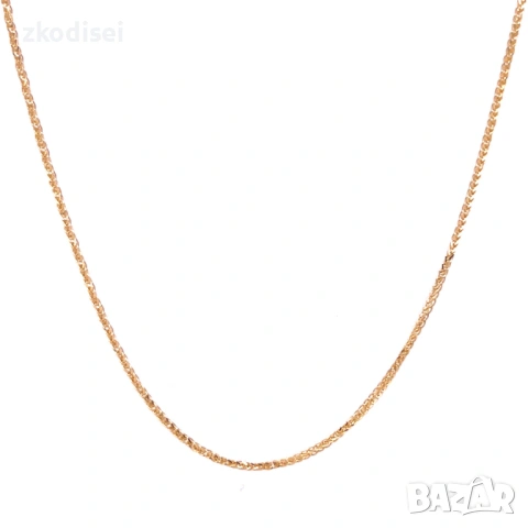 Златен синджир 2,59гр. 44,0см. 14кр. проба:585 модел:37738-6, снимка 2 - Колиета, медальони, синджири - 53875060