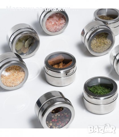 МАГНИТНИ КОНТЕЙНЕРИ ЗА ПОДПРАВКИ - код 2970, снимка 18 - Аксесоари за кухня - 34141841