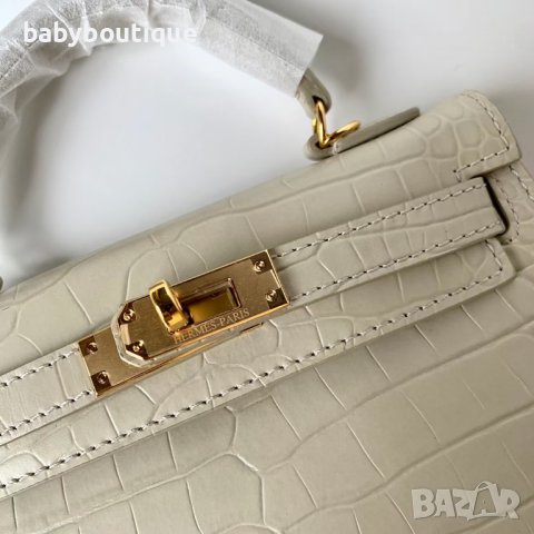 Hermes Kelly Mini beige, снимка 3 - Чанти - 36777988