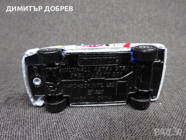  СТАРА РЕТРО МЕТАЛНА КОЛИЧКА OPEL KADETT GSI MATCHBOX CHINA, снимка 7 - Колекции - 54105938